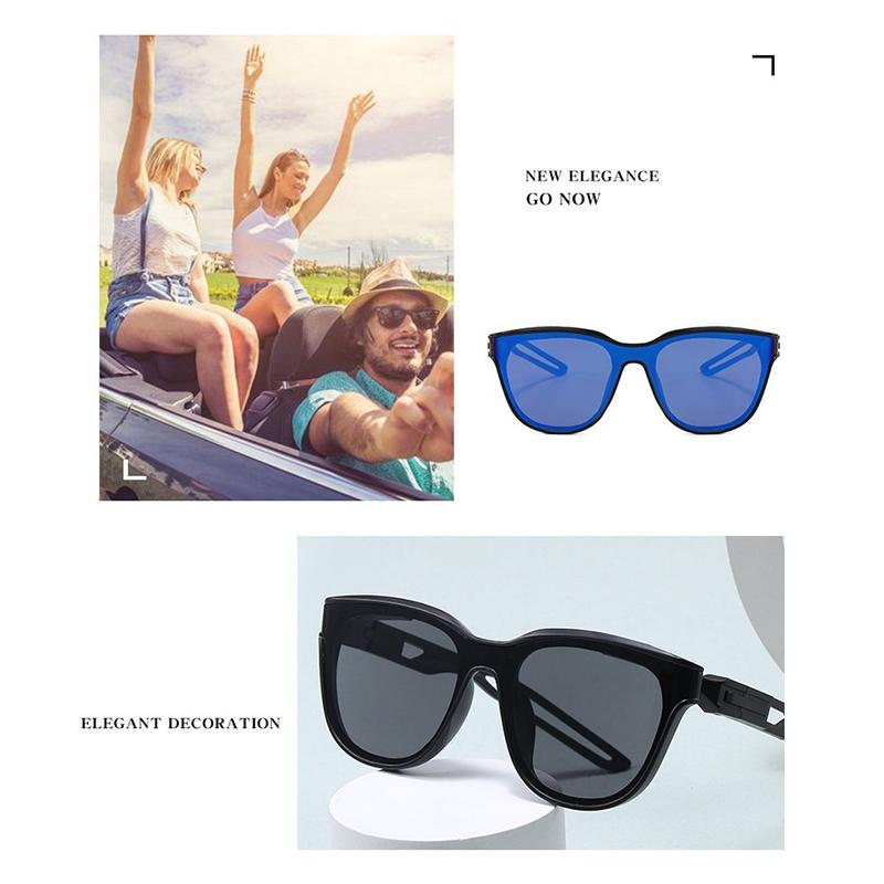 Square Fashion Sunglasses Men Women Outdoor Driving Bicycle Road Windproof Goggles Hiking Camping Travelling Classic Shades