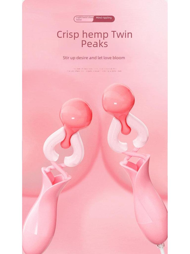 Wireless Nipple Clamp Massager - Female SM Breast Stimulator 135/box