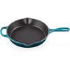 Сковорода Le Creuset Signature чугунная / сервировочная круглая высокая 26 см deep teal (20187266420422)