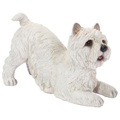 Ubia West Highland White Terrier (Small) 26 X 12.2 X 16.3 Cm Doll Figurine Ornament Animal Garden Decoration Realistic Cute Dog H11356