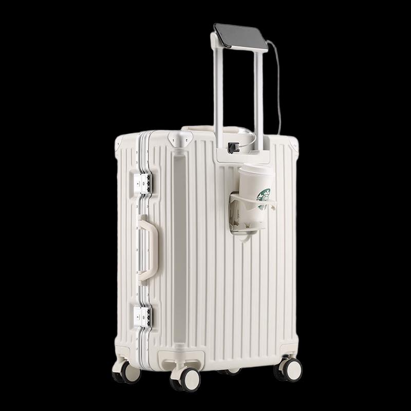 KarLot Aluminum Frame Hardside Suitcase