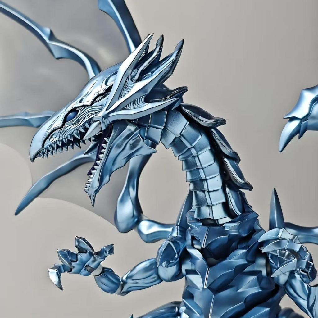 New Kbjl Model Yu Gi Oh Anime Figures Blue Eyes White Dragon Action Figure Frs Toy Ko Assembly Model Collection Statue Gift Toys