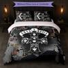Guns N’ Roses Print 3Pcs Bedding Set Duvet Cover With Two Pillowcases Soft Bed Linen For Household Bedroom