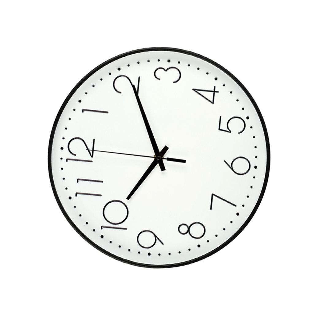 8 Inch Silent Wall Clock Non Ticking Decorative Easy To Read Round Wall Clock for Home Livingroom