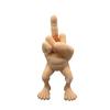 New Spoof Creative Funny Middle Finger Human Mold Leg Resin Craft Desktop Party Decoration Ornament