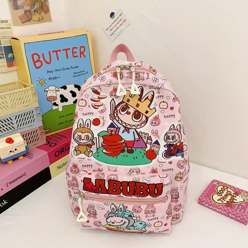 Capacity Large Backpack Nylon School Bag For Boys Girls Daily Use