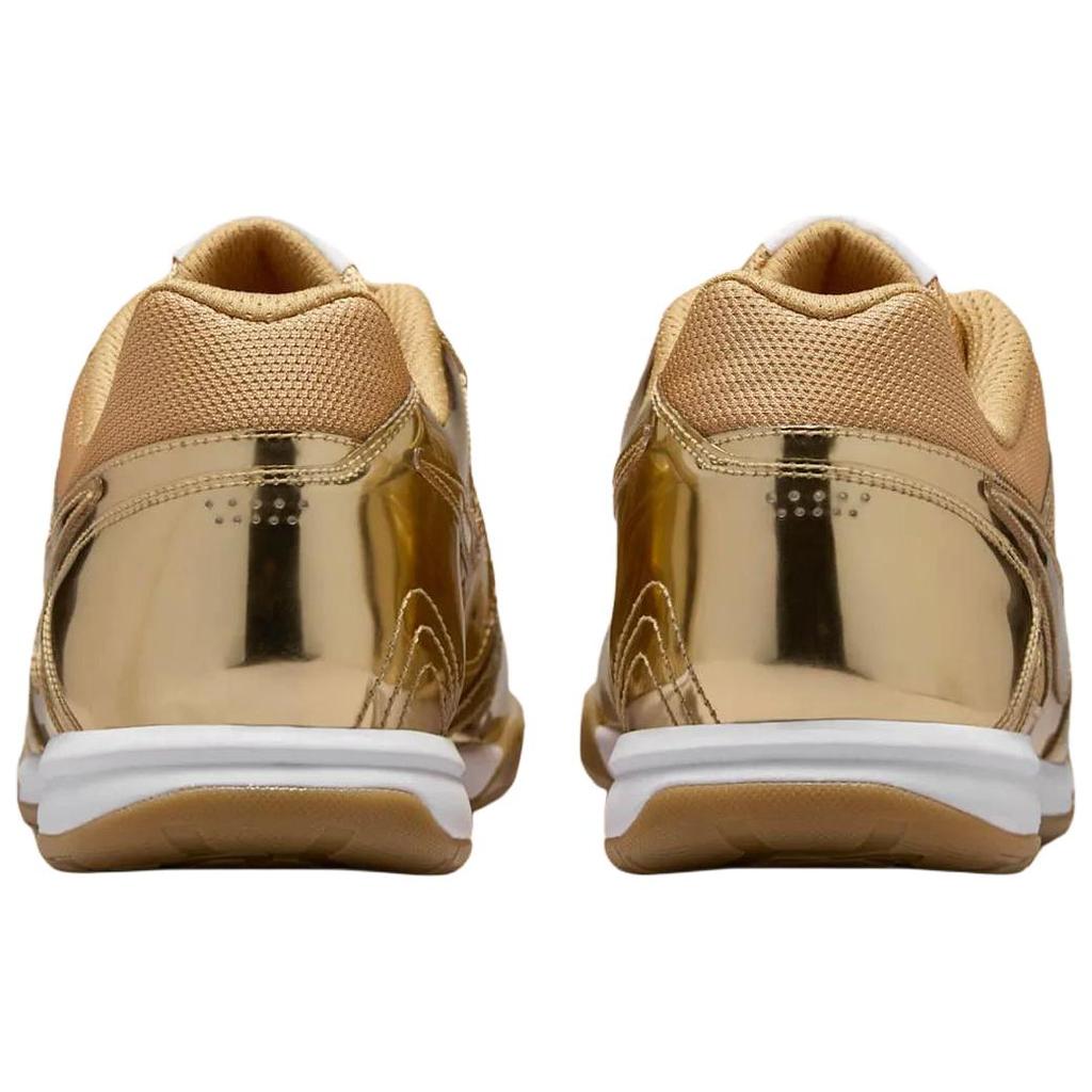 Nike Gato LV8 Liquid Gold Sneakers Unisex Metaliczne-Złoto Białe Gumowe Jasnobrązowe IB3566-700