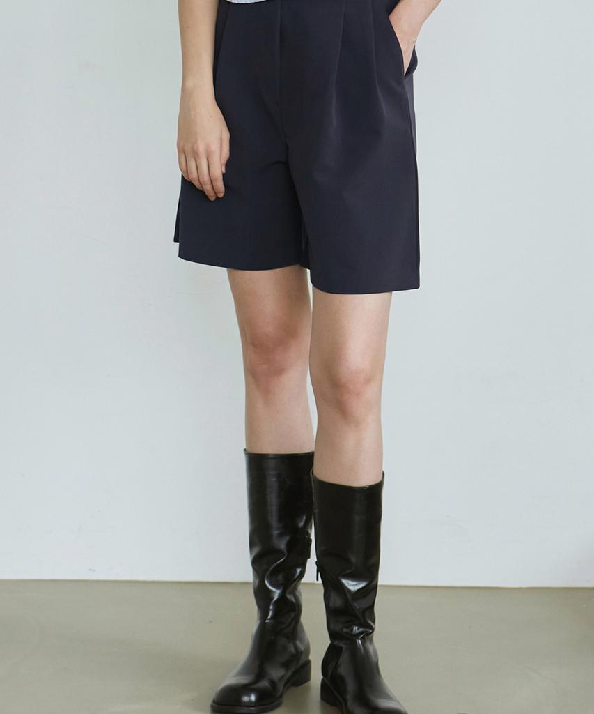 Nigaennikol Two Pintuck Bermuda Pants_5 Color (A Type)