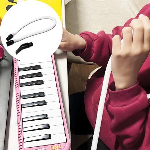 FUSHUI Key Harmonica Hose, Key Harmonica Tube, Melody Piano/Accordion Mouthpiece, Standing Pipe Set, Tabletop Mouthpiece Set, Key Harmonica Replacemen