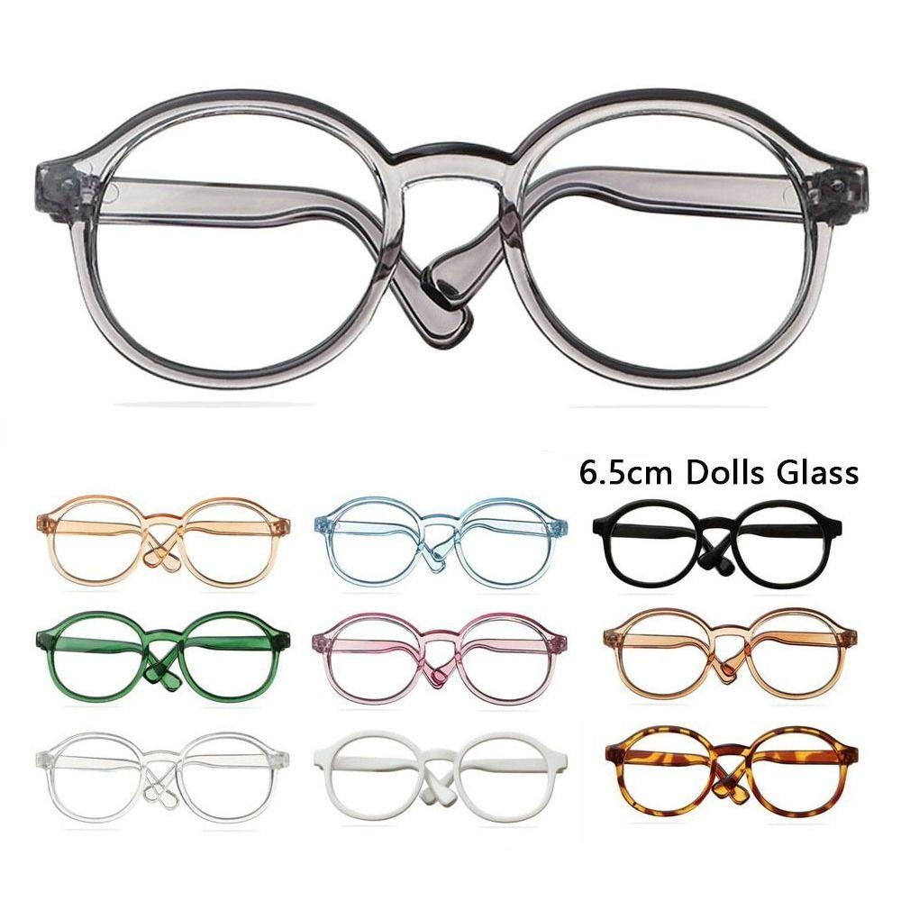 Doll Decoration Toys Round Glasses DIY Accessories Plush Doll Glasses Korean Doll Eyewear
