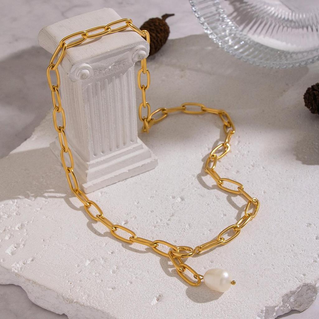 1 Stück Edelstahl Wunderschöne Y-Form Halskette für Damen Paare Eleganter Schmuck Party Schmuck Geschenke