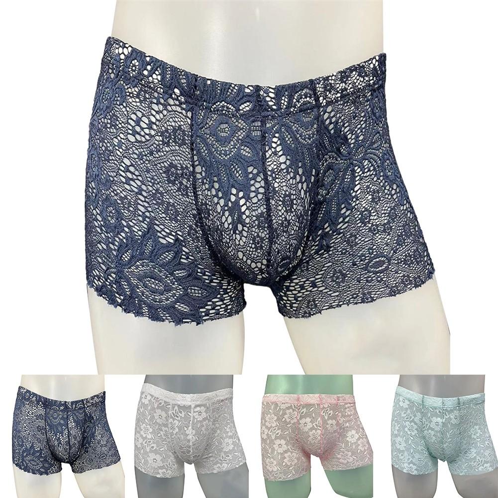 Daily Panties Underwear Lace Low Waist Mens Pouch Sexy
