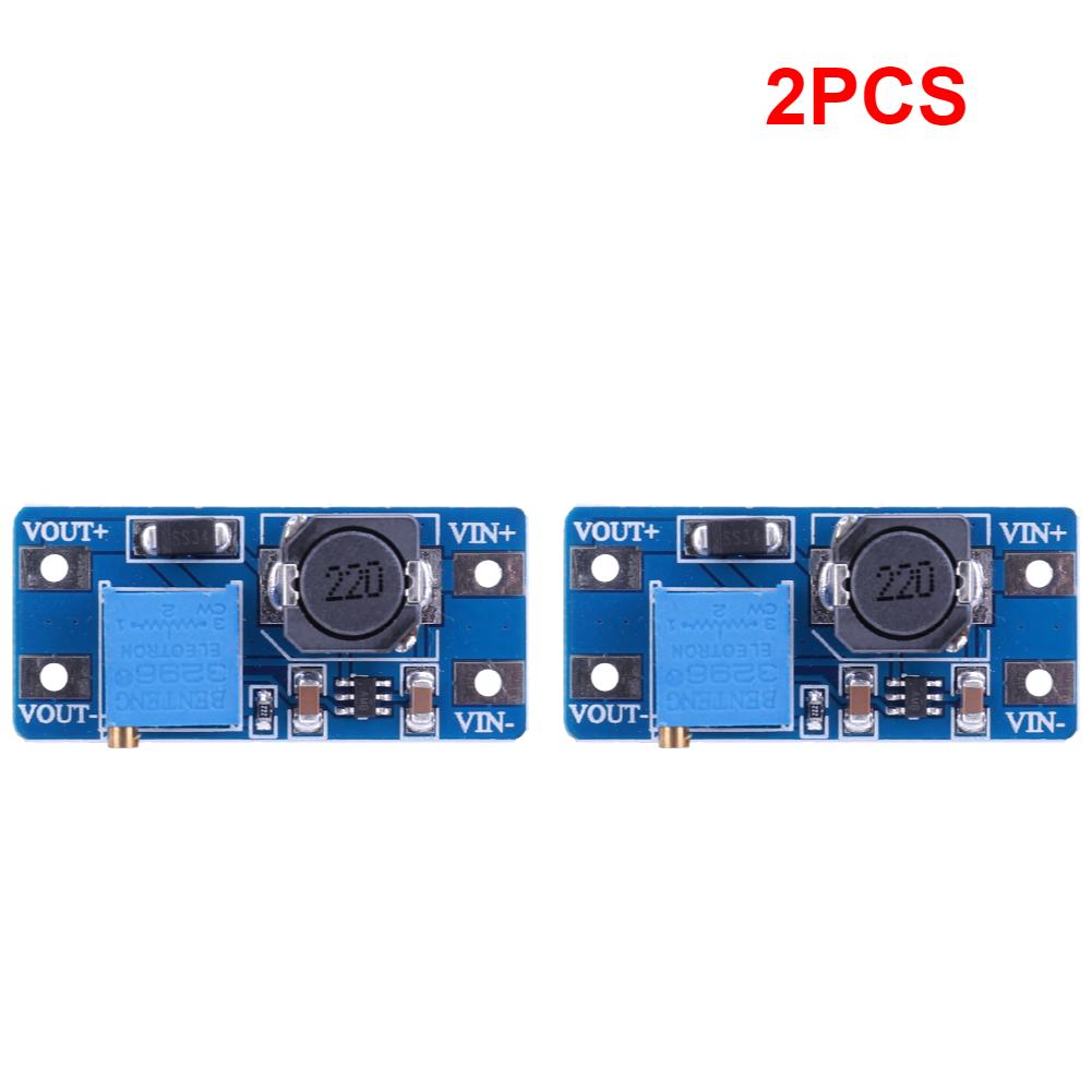 1-20PC MT3608 DC-DC Step Up Converter Booster Power Supply Module Boost MAX Output 28V 2A For Arduino Adjustable 5V/9V/12V/24V