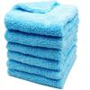 Kingsheep 6Pack Car Microfiber Towel For Auto Thick Buffing Microfiber Cleaning Cloth 16"X16" Plush Polishing Drying Towels 450Gsm Detailing Cloths