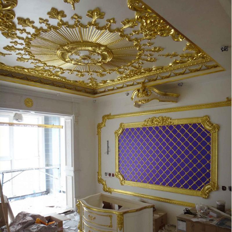 100PCS 24K Gold Leaf Gold Foil Sheets For Decoration Facial Cover Arts Crafts Paper Home Gold Foil Gilding