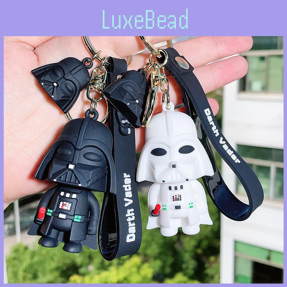 Premium Deadpool Star Wars Keychain Darth Vader Keyring Pvc Couple Bag Car Charm