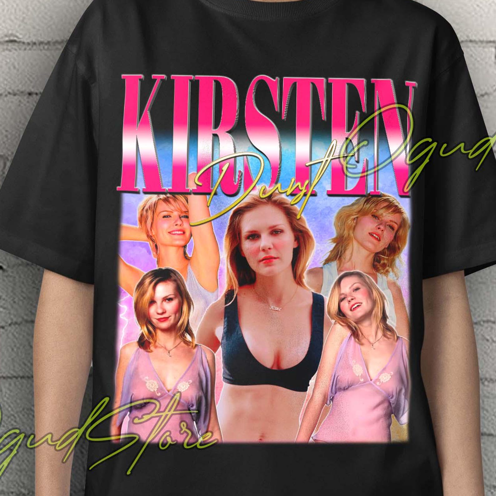 Kirsten Dunst Winstead Tshirt, Kirsten Dunst Shirt, Kirsten Dunst Retro Tshirt, Kirsten Dunst, Kirsten Dunst Clothing, Kirsten Dunst Sweater S
