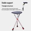 2-in-1 Medical Cane Stool: Standing & Sitting Aid for Post-Surgery Support & Hiking