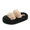 2024 Autumn/Winter New Casual Versatile Lazy Cotton Slippers Lazy Style Thick Bottom Plush Slippers for Women