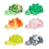 Bubble Shell Turtle Stress Ball Silicone Stress Relieving Tortoise Squeeze Sensory Toy Animal Shape Hand Therapy Exercise Fidget Toy