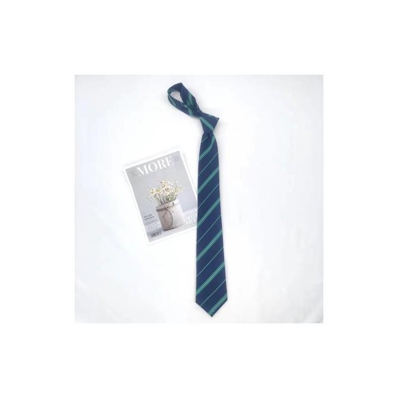 Jk Style Children Striped Tie With Cotton Material For School Uniforms