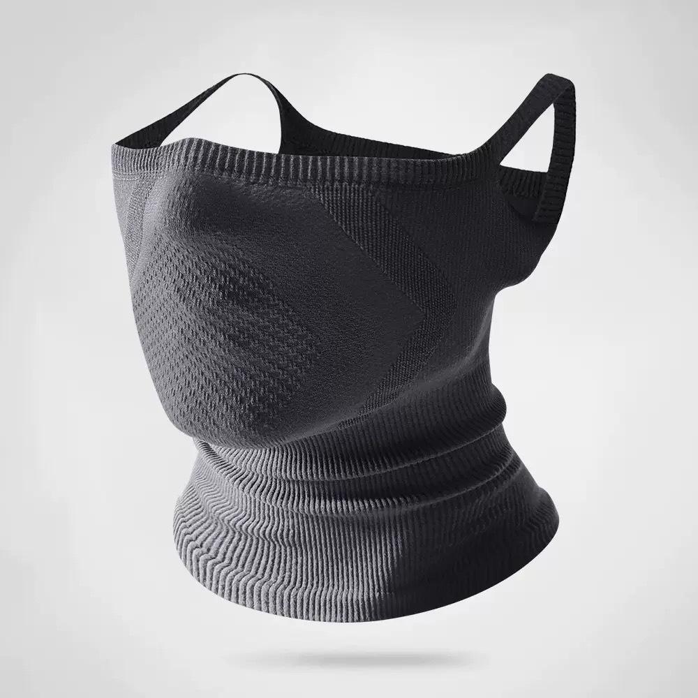 Men's Windproof Breathable Face & Neck Gaiter: Cold Protection for Autumn/Winter, Cycling, Outdoor Sports with Ear Loops