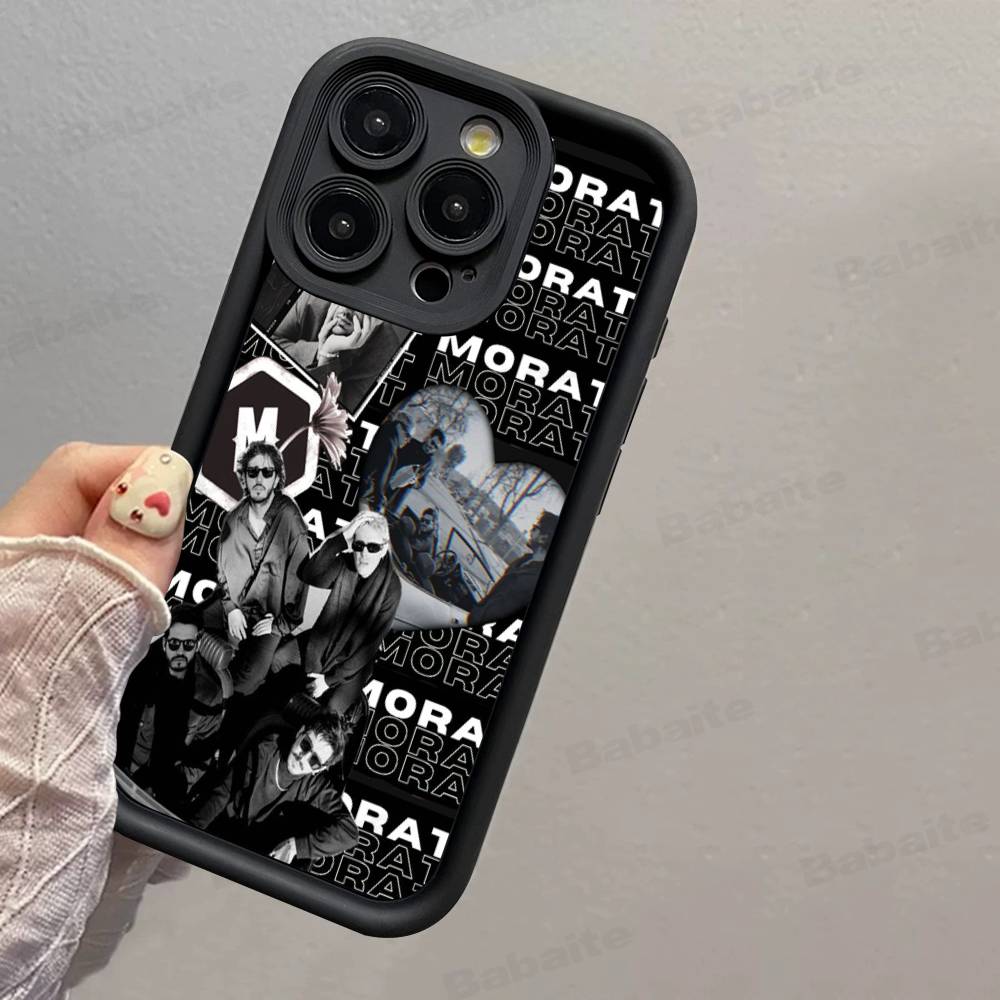 Morat Music For IPhone 17 Pro Max 16 15 14 13 12 11 Plus Black Soft Phone Cover