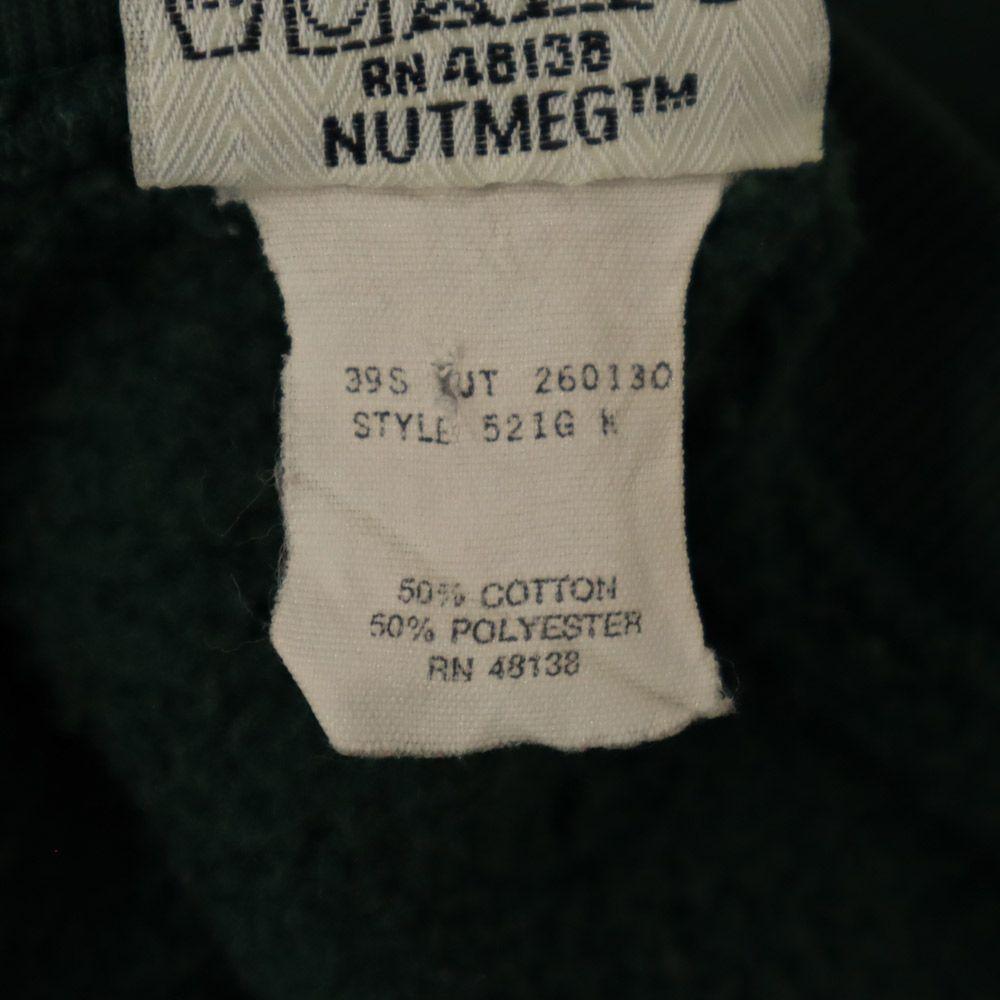 NUTMEG 90s Old Packers Long Sleeve Trainer XL Brushed Back of Sweatshirt Men's Used