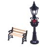 Miniature Park Bench Dollhouse Garden Prop