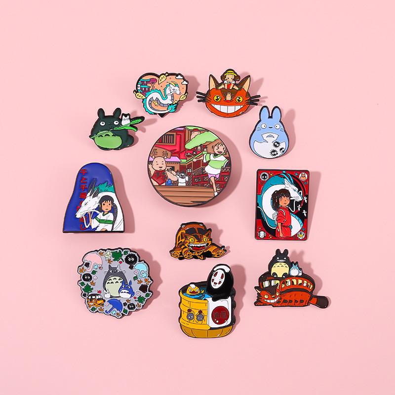 Anime Vibrant Character Brooches For Fashionable Clothing Decorative Metal Pins For Both Men Women And