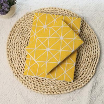 A5 A6 Weeks Yellow Grid Triangle Notebook Cover Planner Case Cover Protective Journal Cover Protector Office Stationery Supplies