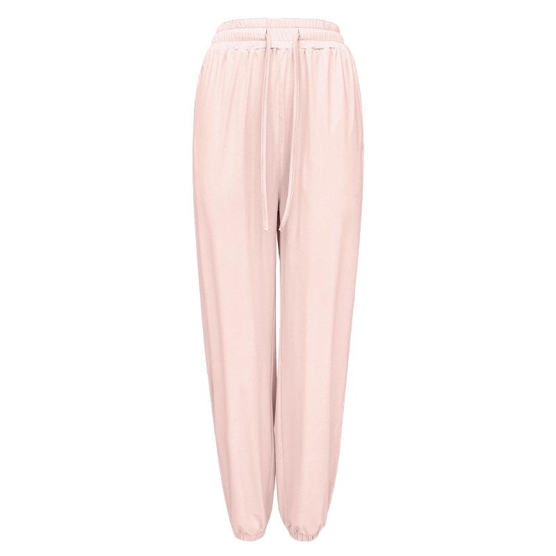 UPF 50+ Women's Ice Silk Loose Sports Pants: Summer Outdoor Quick-Dry, UV Protection Sunscreen.