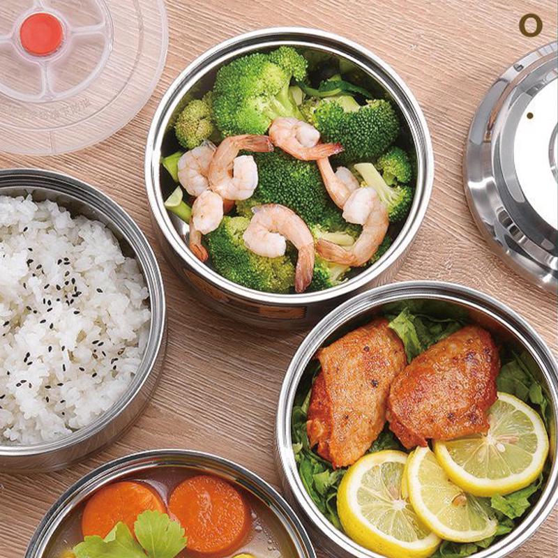 Lu Feng Lai 304 Stainless Steel Multi-Layer Insulated Lunch Box