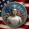 1/2/3/4/5/6Pcs Freedom Liberty Challenge Coin American Flag Keepsake Coin Collectible Souvenir Memorial Badge Veterans Collectors Gift