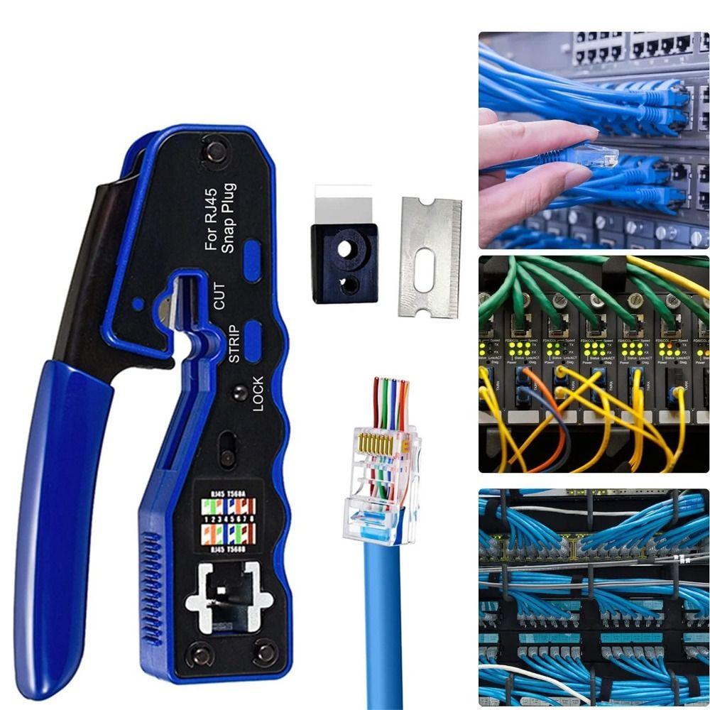 Wire Cutting Network Crimping Tool Stripping Function Wire Stripper Tools Wire Connecting Tools