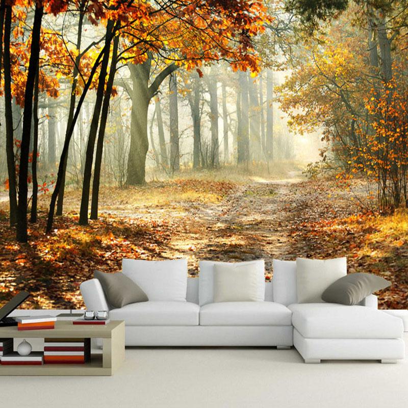 Modern Forest 3D Wall Mural Living Room Bedroom Dining Room Romantic Photo Wallpaper Home Decor Wall Painting