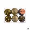 Lot De Boules De Noël Ø 7 Cm Vert Pvc (12 Unités)