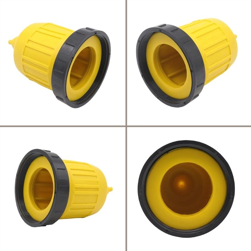 RVs Power Cord Twist Lock Plug with Boot Locking Cover 50A 125V 3.5A RVs Cord Connector Locking Plug Replacement Inlet