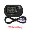 Digital LCD Aquarium Thermometer Waterproof Fish Tank Sensor with Probe Temperature Sensor Measuring Tool with Suction Cup