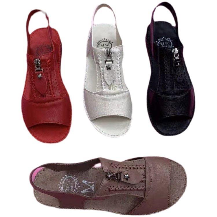 Summer new sandals women's flat-soled soft-soled flat-soled comfortable women's shoes