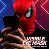 Red LED Glowing Novelty with Control Rechargeable for Halloween Cosplay