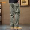 Jeep Men's 2025 Loose Tapered Cargo Pants with Big Pockets