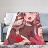 Hanakos x Yashiro Flannel Blanket Winter Super Warm Throw for Girls Boys Living Room Print Sofa Bedspread Cover