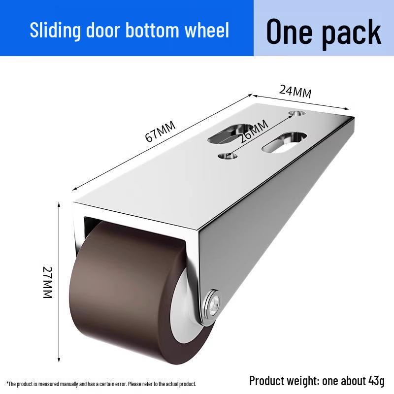 Silent Sliding Door Roller Track - Miniature Nylon Support for Vertical Furniture, Load-Bearing & Universal Use