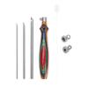 Creative Embroidery Stitch Pen Wooden Handle Punch Stitching Kit Gifts Punch Needle Set  Sewing