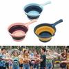 Creative Folding Water Scoop Long Handle Kitchen Water Ladle Fruit Washing Scoop  Water Park