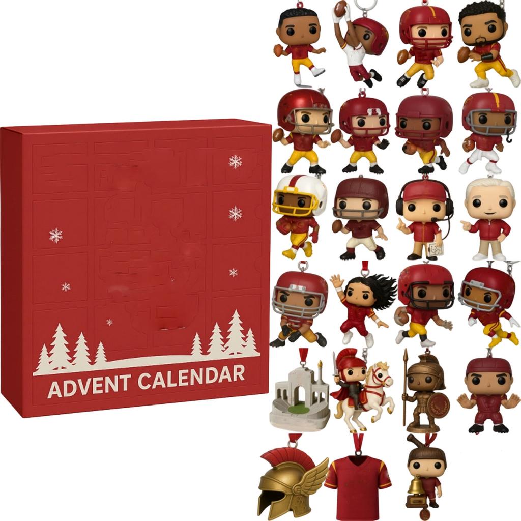 2D Flat Design + Flugzeugbox + 24-teilige Countdown-Box Weihnachts-Adventskalender