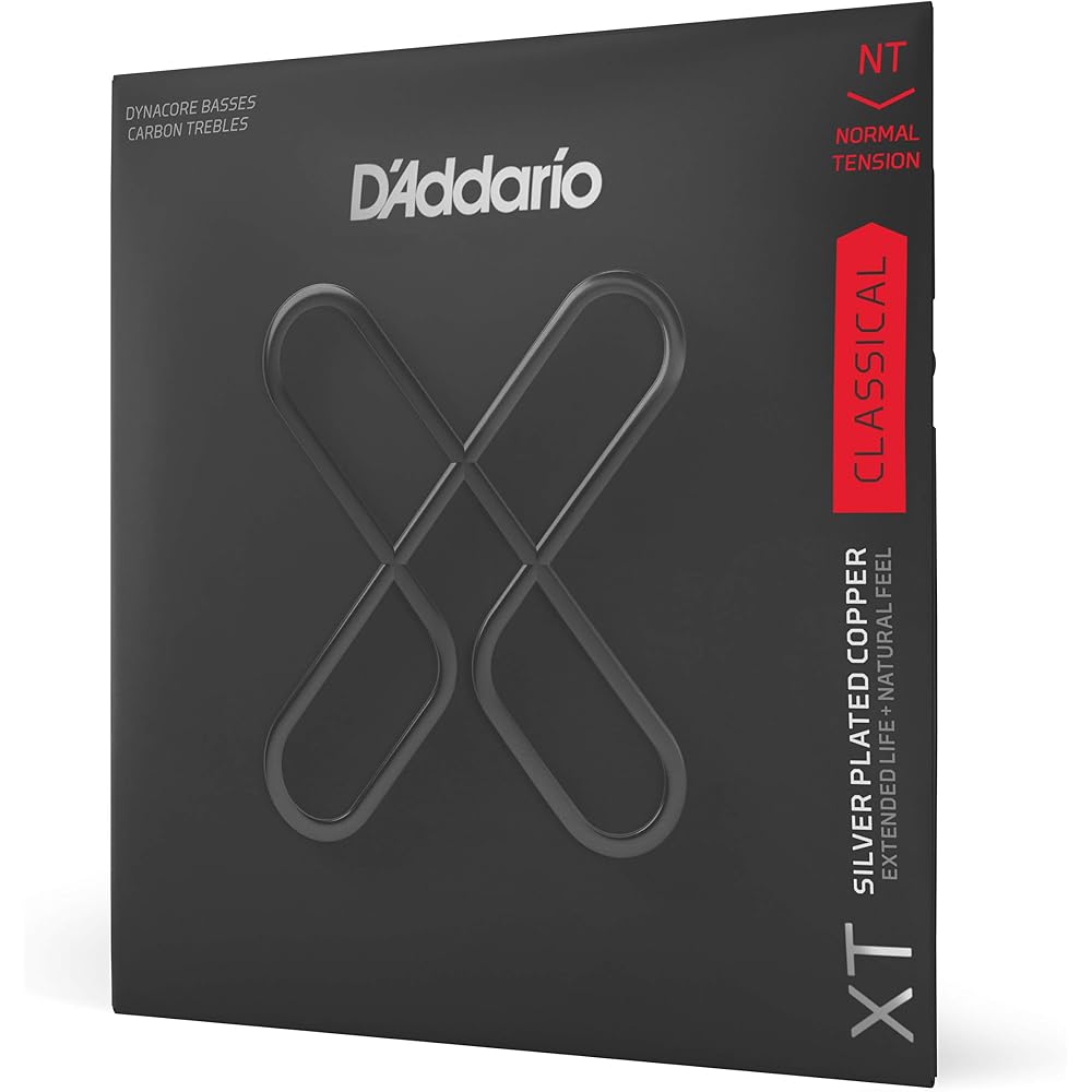 D'Addario Daddario Classical Guitar Strings XT Coated Strings Dynacore/Carbon Normal Tension XTC4...