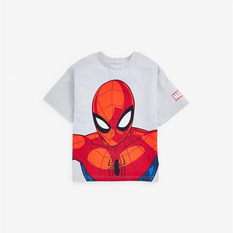 Marvel Baby round Neck Casual Half Sleeve Vest Children s Clothing White 2t/90 Size Recommended Height 80-90cm