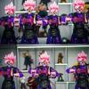 31cm Anime Figure Hh Pink Red Son Goku Statue Decorations Dragon Ball Gk Garage Kit Super Saiyan Model Collectible Children Toys
